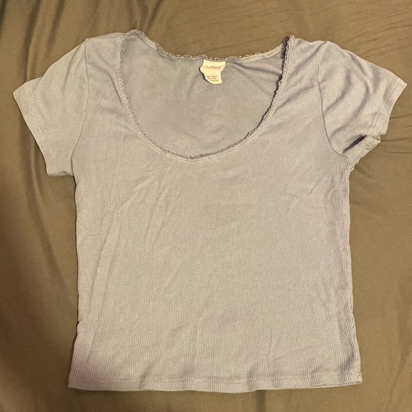 Blue crop top - Picture 4 of 4